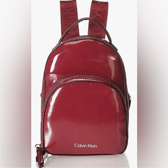 Calvin Klein Astatine Micro Mini Backpack, Bloodstone,One Size - Picture 1 of 15